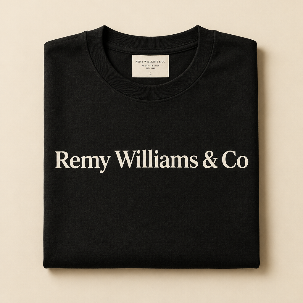 Remy Williams & Co Tee — Black